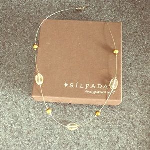 Silpada sterling silver wire necklace